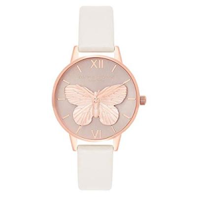 Montre Femme Olivia Burton 3D Butterfly Gift Set Gold & Blush OB16MB16