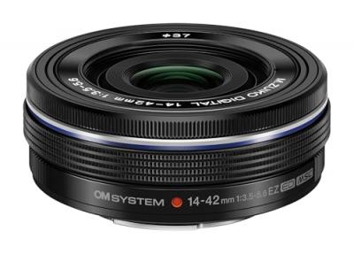 Zoom reflex num&eacute;rique OM SYSTEM 14-42 POWERZOOM NOIR OM