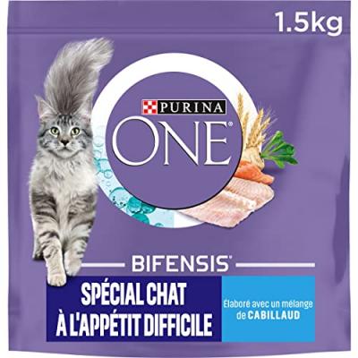 Croquettes Sp&eacute;cial Chat difficile, Cabillaud-Truite 1.5kg