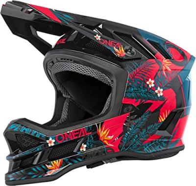 Casque v&eacute;lo int&eacute;gral O'Neal Blade Polyacrylite Rio rouge/bleu- XL