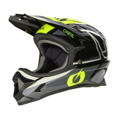 Casque v&eacute;lo int&eacute;gral O'Neal Sonus Split V.23 noir/jaune fluo- L