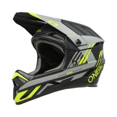 Casque v&eacute;lo int&eacute;gral O'Neal Backflip Viper V.23 noir/jaune fluo- 2XL