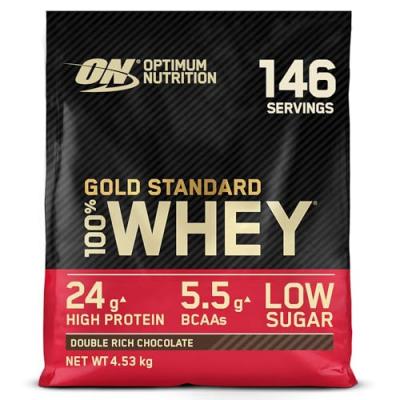 Whey prot&eacute;ine Gold Standard 100% Whey - Double Rich Chocolate 4530g