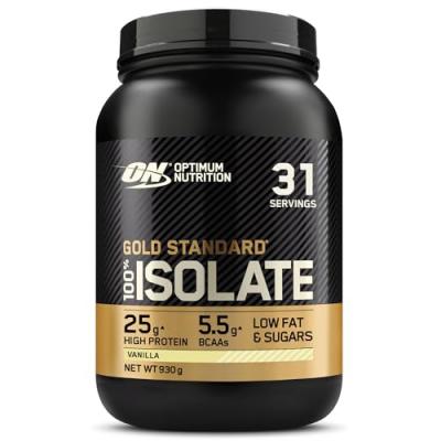 Optimum Nutrition Gold Standard 100% Isolate 930g - Isolat&nbsp;de&nbsp;lactos&eacute;rum