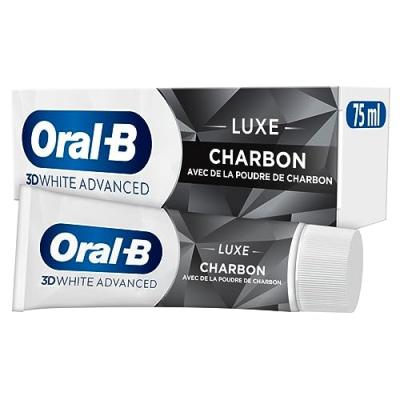 Dentifrice 3d White Advanced Luxe Charbon Oral-b - Le Tube De 75ml