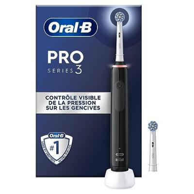Brosse &agrave; dents &eacute;lectrique ORAL-B PRO 3 Sensi Ultra Thin Noire HBOX