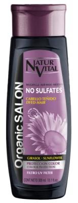 Natur Vital Masque cheveux teint sans sulfate Salon Bio 300ml