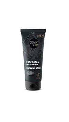 Organic Shop Men Multifunctional Face Cream Blackwood And Mint 75ml