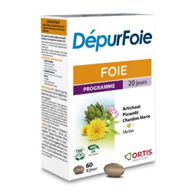 Ortis Laboratoires Depurfoie 60 Comprim&eacute;s, Foie, Artichaut, Pissenlit