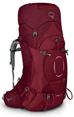 Osprey Ariel 55 Sac de Grande Randonn&eacute;e Femme Claret Red - XS/S