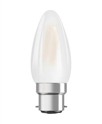 OSRAM bougie LED B22d Classic 827 4&nbsp;W mate