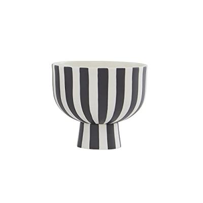 OYOY - Toppu Coupe &Oslash; 15 x H 13 cm, blanc / noir