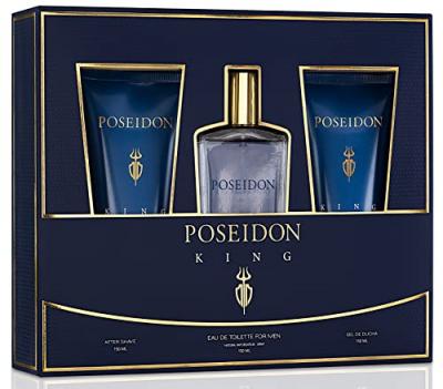 Poseidon Coffret Eau de Toilette pour homme The King 3 pi&egrave;ces