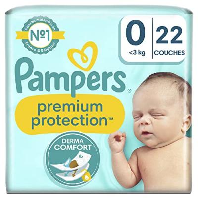 PAMPERS Premium Protection Taille&nbsp;0 - 22&nbsp;Couches