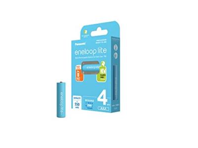 Eneloop Bk-4lcce/4be Rechargeable Battery 550mah 4 Units Argent&eacute;