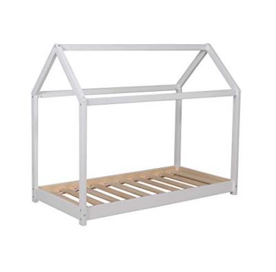 PANDA Lit Cabane 70x140cm, blanc