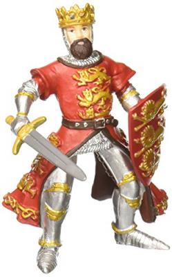 PAPO Figurine Roi Richard Rouge Pour Enfant