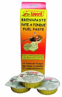 P&acirc;te combustible pour appareil &agrave; fondue - lot de 3