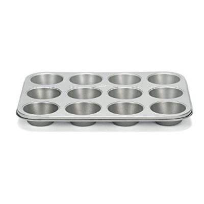 Moule &agrave; 12 muffins ou cupcakes en acier antiadh&eacute;sif 35x27cm