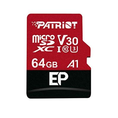 Patriot PEF64GEP31MCX m&eacute;moire flash 64 Go MicroSDXC Classe 10, Carte m&eacute;moire