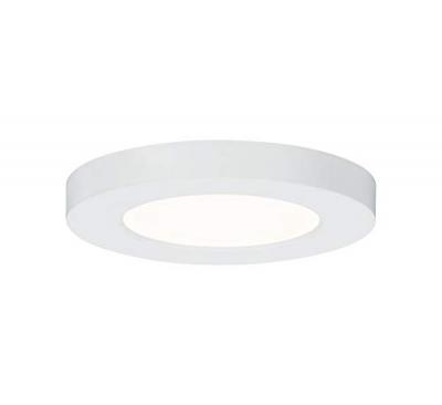 Paulmann - Panneau encastr&eacute; led - Rond - 6W - 3000K - Blanc - Blanc
