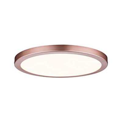 Plafonnier led atria - rond - 24w - or rose - dimmable