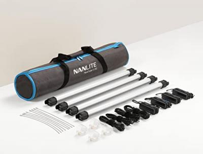 NANLITE Pavotube 15C II avec Batterie (x4)