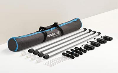 NANLITE Pavotube 30C II avec Batterie (x4)