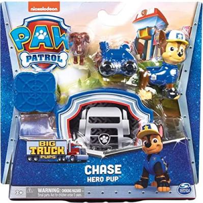 Figurine Chiot Pat' Patrouille avec sac &agrave; dos Pat'Patrouille Mod&egrave;le al&eacute;atoire