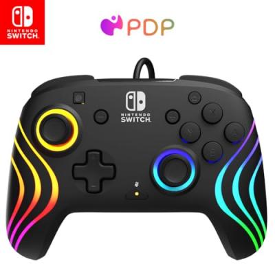 Manette Pdp Afterglow Wave Wired pour Nintendo Switch Noir 