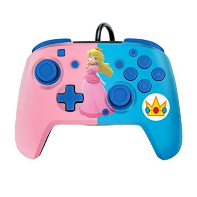 Manette Filaire Faceoff Deluxe Peach Nintendo Switch