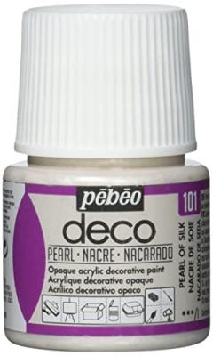 P&eacute;b&eacute;o 285101 D&eacute;co Acrylique 1 Flacon Nacre de Soie 45 ml