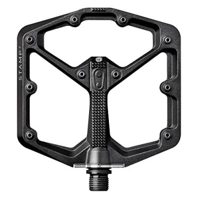 Crankbrothers - Stamp 7 - P&eacute;dale plate taille Large, gris/noir