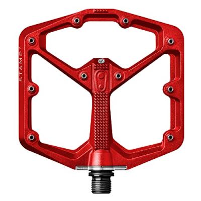 CRANKBROTHERS Stamp P&eacute;dale de VTT Mixte Adulte, Rouge, Taille L