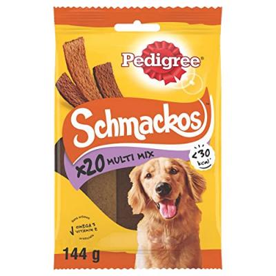 Friandises Pedigree Schmackos - 14 x 20 friandises, 3 saveurs