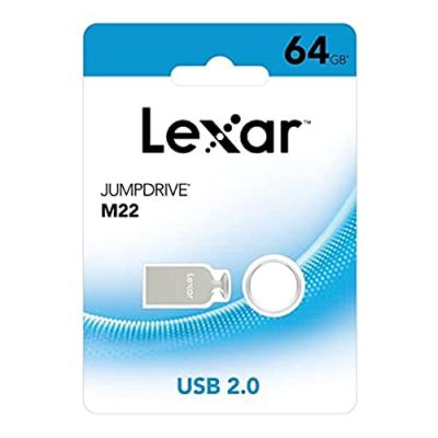 Cl&eacute; USB Lexar Cl&eacute; 64Go USB 2.0 JumpDrive Metallic M22