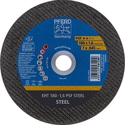 Meule &agrave; tron&ccedil;onner droite A46PPS 178x1,6mm Pferd 1 pcs