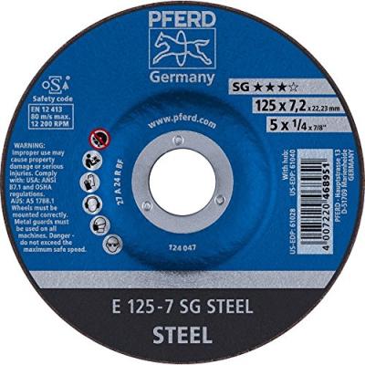 Meule d'&eacute;barbage coud&eacute;e A24RSG 125x7mm PFERD 1 PCS