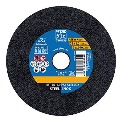 Disque s&eacute;par&eacute; 76-1.0 PSF Steelox / 10.0 VPE: 25