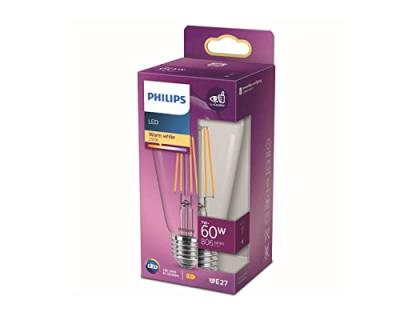 Ampoule Led E27 Allong&eacute;e Blanc-chaud 60w X1 Philips - L'unit&eacute;