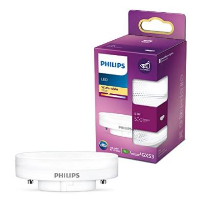 Philips ampoule LED Equivalent 500lm GX53 /W Blanc Chaud
