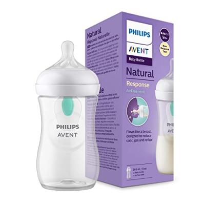 Avent RESPONSE 260 biberon naturel avec insert sans air SANS DESIGN