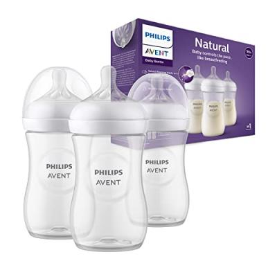 Philips Avent Biberon SCY903/03 Natural Response PP 260ml lot de 3