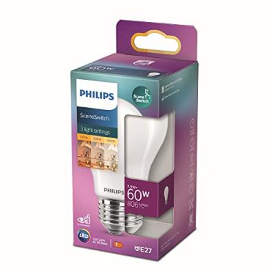 Ampoule LED 2-5-8W Sceneswift (80/320/806lm) E27 - Philips