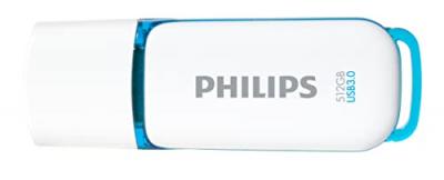 Cl&eacute; USB Philips Snow FM51FD75B/00 512Go 100Mo/S USB 3.0 Blanc