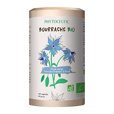 Phytoceutic Huile de Bourrache Bio 120 Capsules 120 Unit&eacute;s