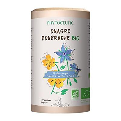 Phytoceutic Huile Duo Onagre/Bourrache Bio 120 Capsules 120 Unit&eacute;s