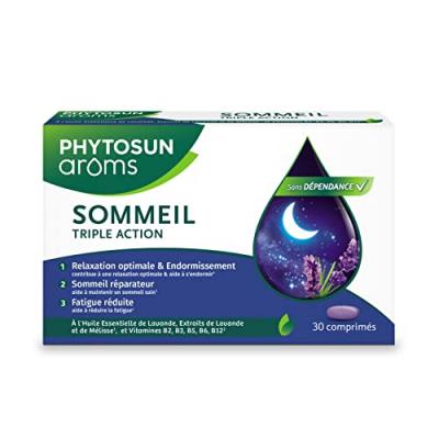 PHYTOSUN Ar&ocirc;ms Sommeil Triple Action 30 comprim&eacute;s