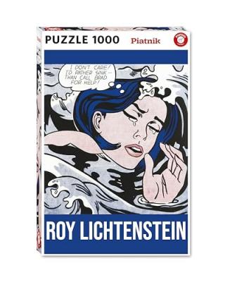 Puzzle 1000 pi&egrave;ces Piatnik Drowning Girl Lichtenstein 