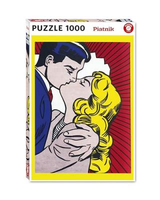Puzzle 1000 pi&egrave;ces Piatnik Kiss III Lichtenstein 